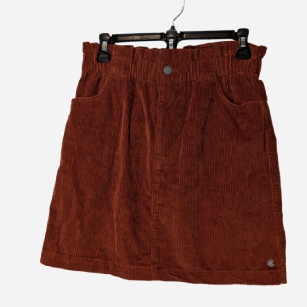 Pre-owned Roxy Silent Days Corduroy Mini Skirt Size SP - Picture 2 of 10